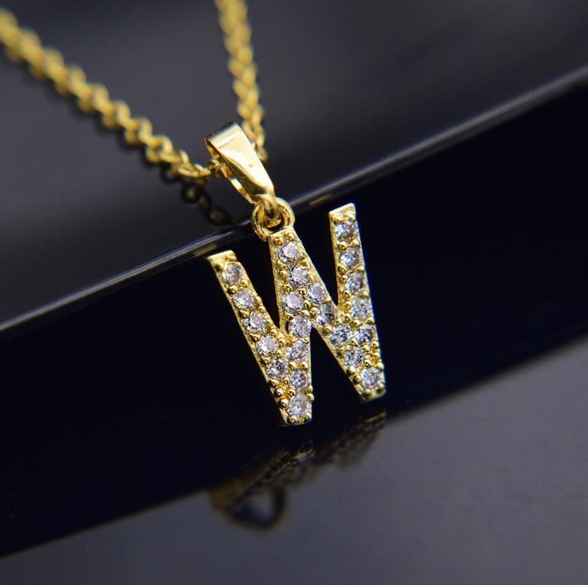 Elegant Zircon Initial Necklace