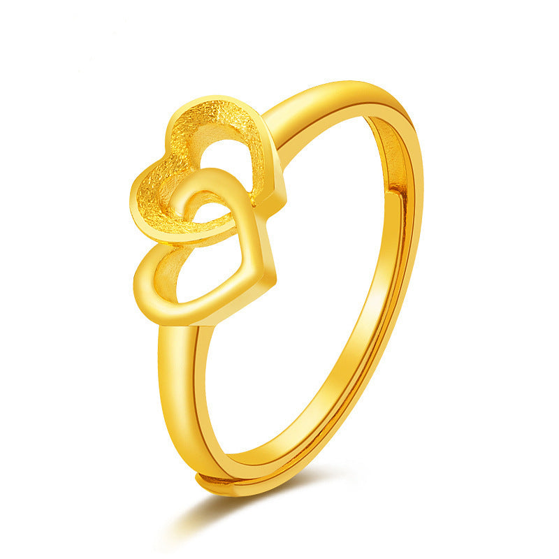 Intertwined Hearts Ring