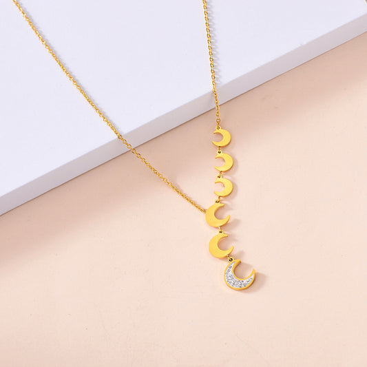 Crescent Moonlit Necklace