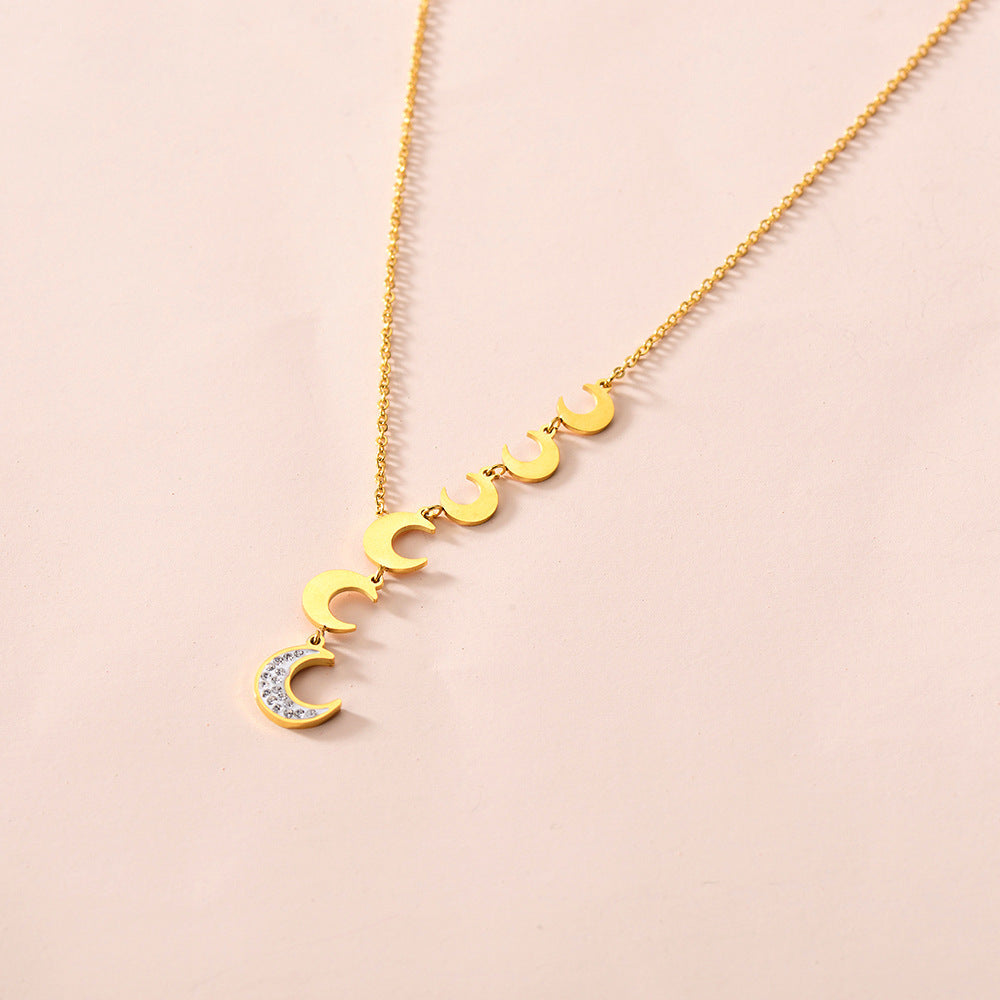 Crescent Moonlit Necklace