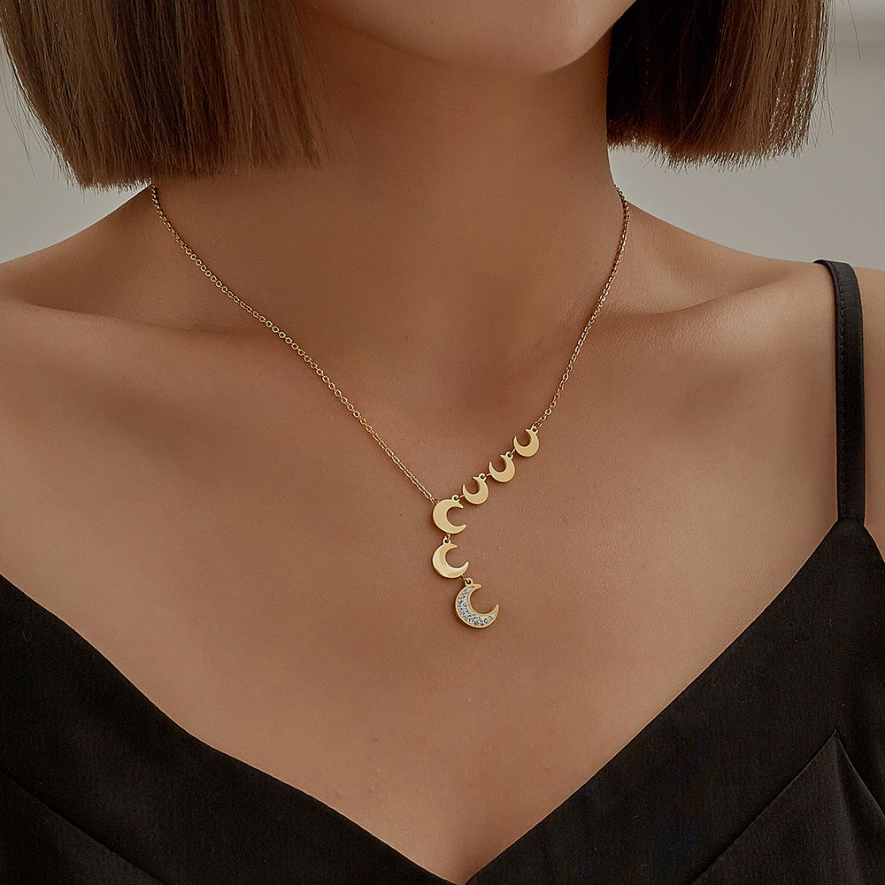 Crescent Moonlit Necklace