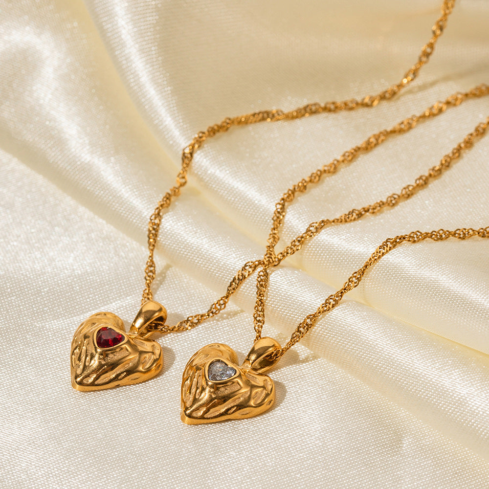 Gilded Heart Treasure Necklace