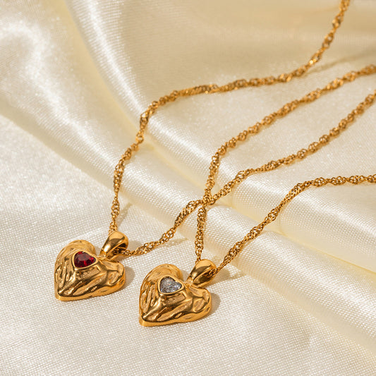 Gilded Heart Treasure Necklace