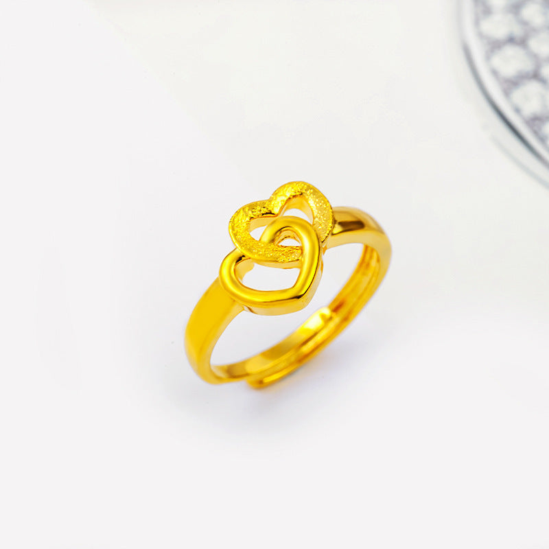 Intertwined Hearts Ring