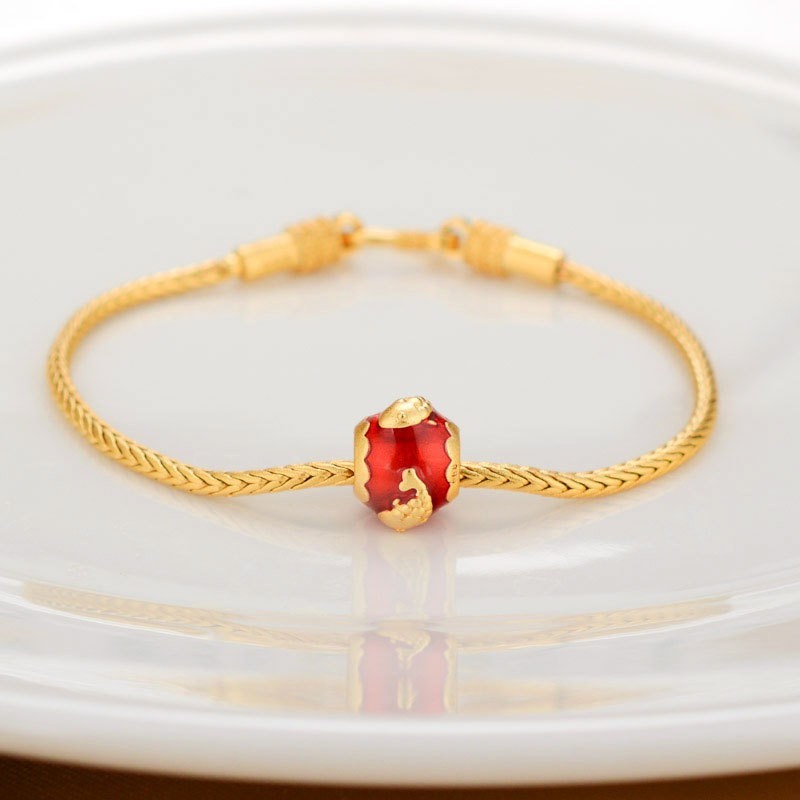 Chinese Knot Wish Gold Bracelet