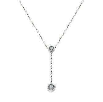 Elegant 2 Drop Dainty Necklace