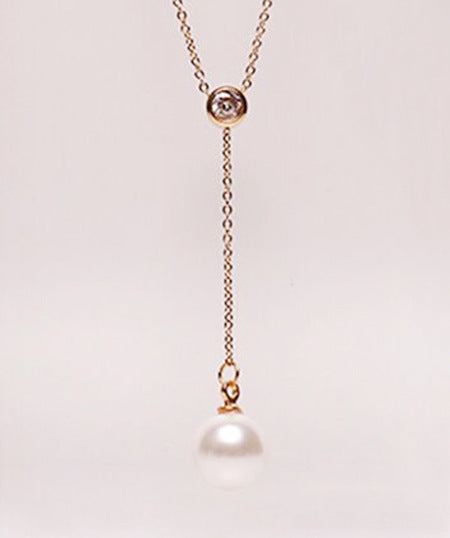 Elegant 2 Drop Dainty Necklace