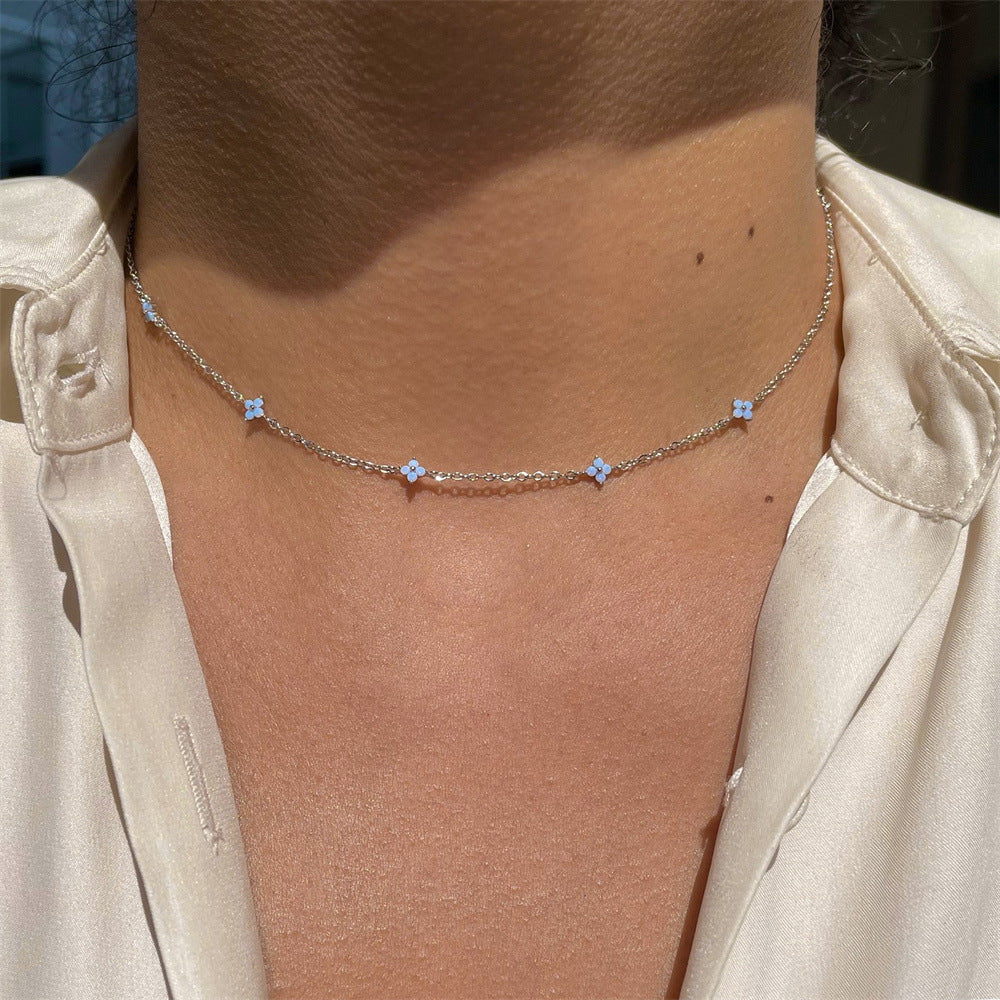 Dainty Radiant String Necklace