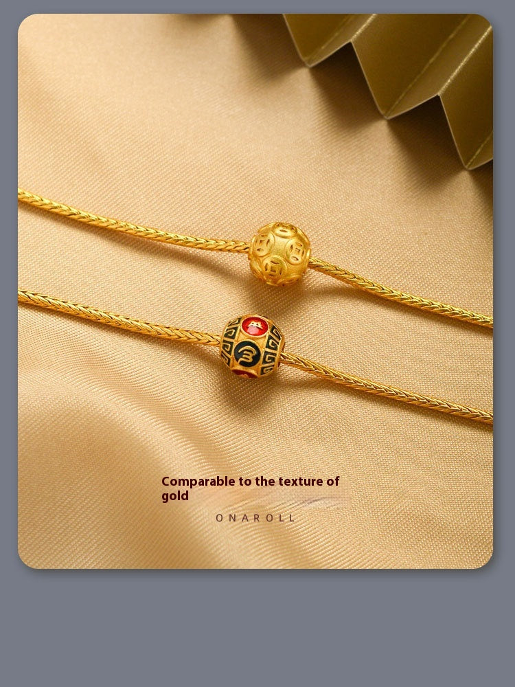 Chinese Knot Wish Gold Bracelet