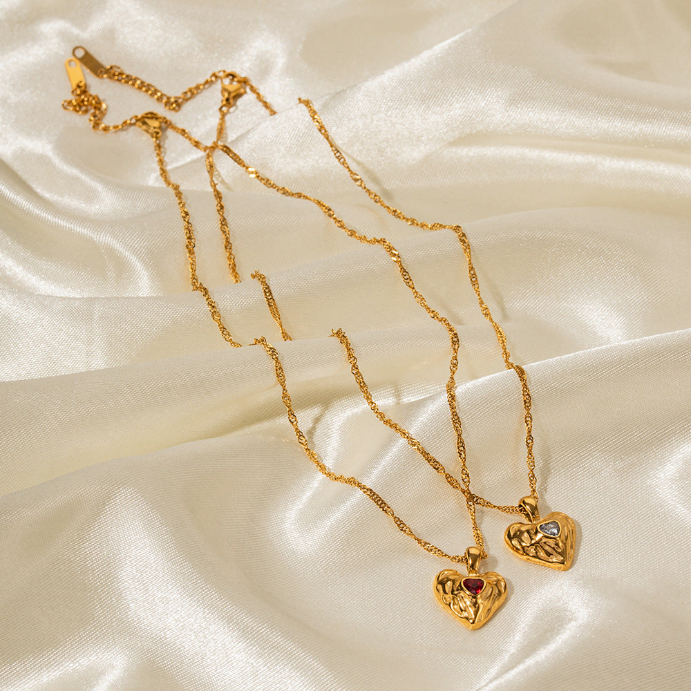 Gilded Heart Treasure Necklace