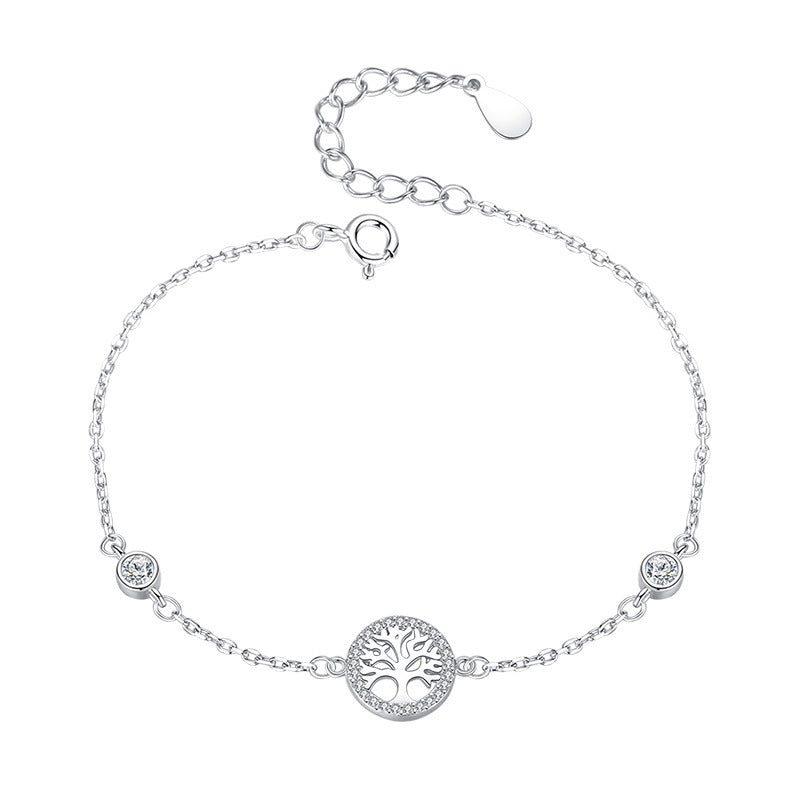 Silver Tree Of Life Bracelet