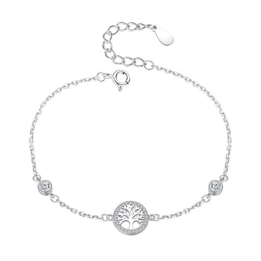 Silver Tree Of Life Bracelet