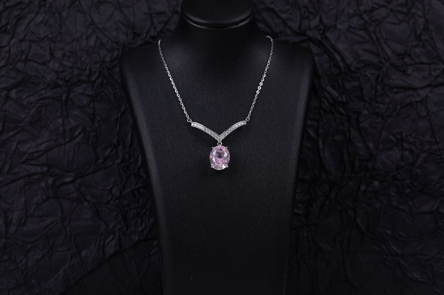 Lavender Ice Dazzling Bloom Necklace