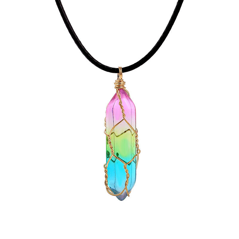 Prismatic Quartz Necklace