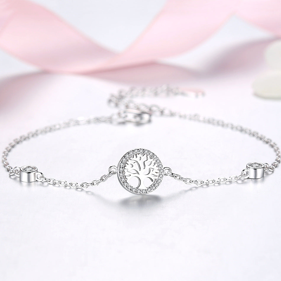 Silver Tree Of Life Bracelet