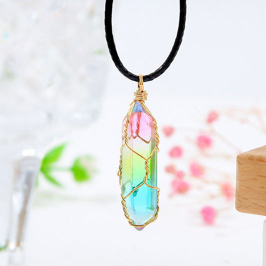 Prismatic Quartz Necklace