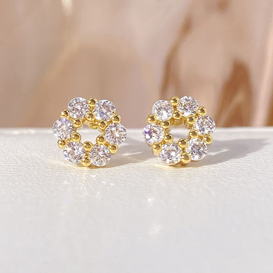 Sparkling Bloom Studs Earring