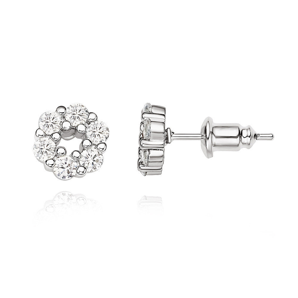 Sparkling Bloom Studs Earring