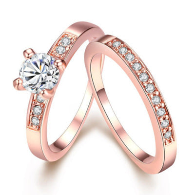 Eternal Rose & Diamond Sparkle Ring