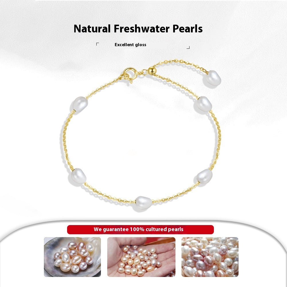 Golden Pearl Grace Bracelet