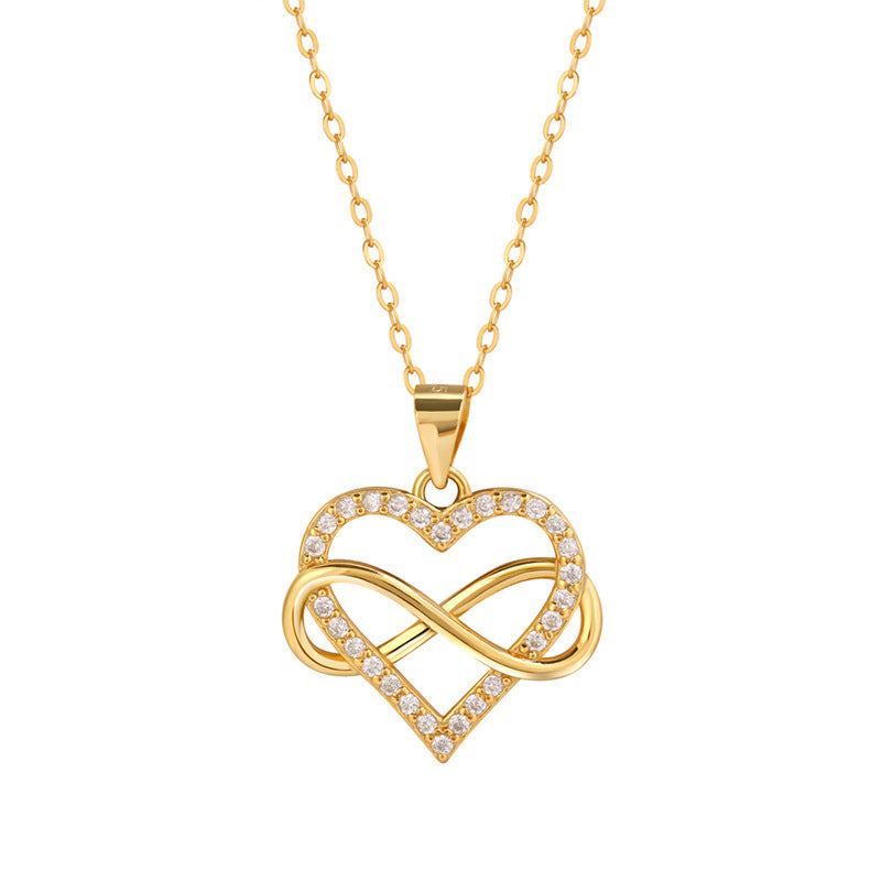 Infinity Love Charm Necklace