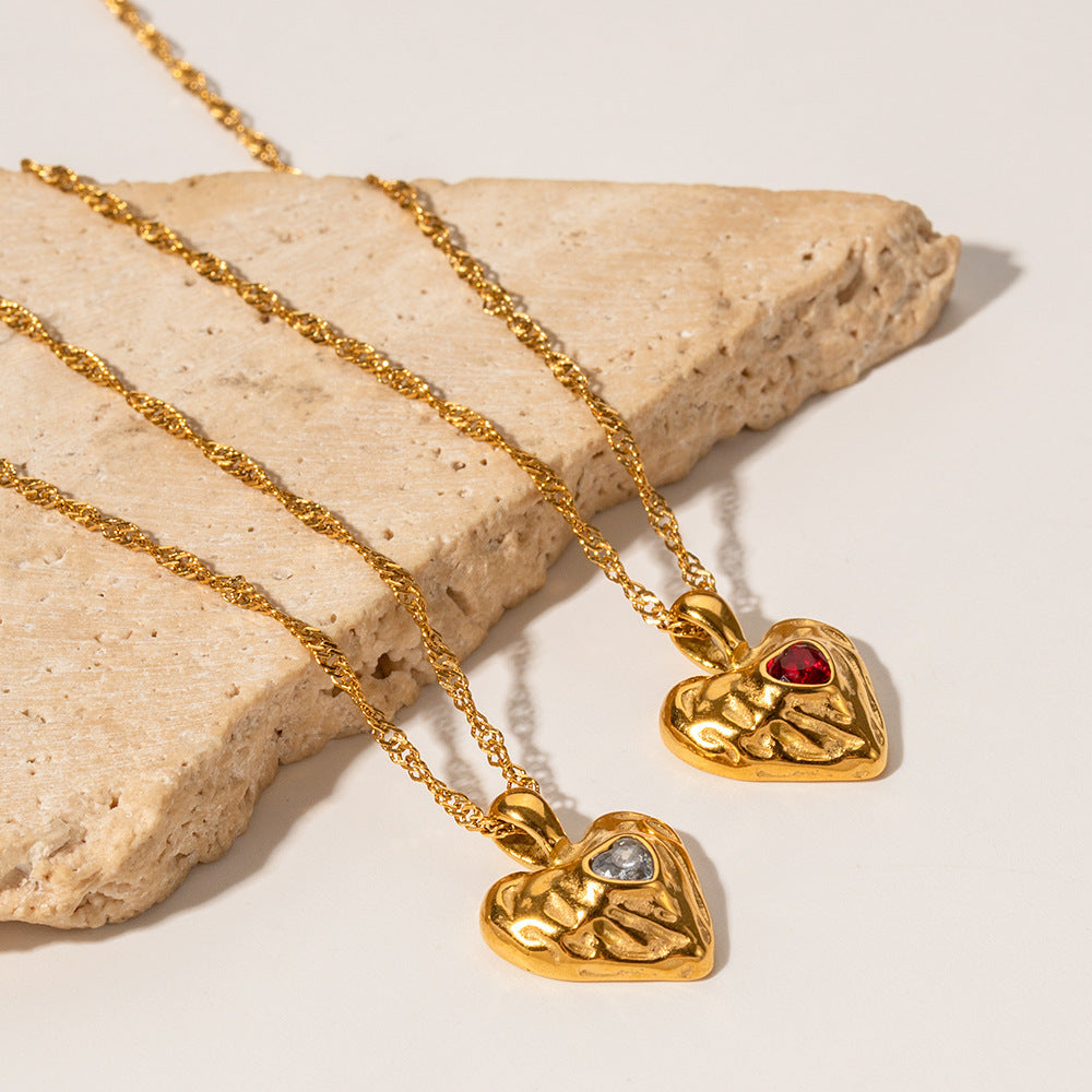 Gilded Heart Treasure Necklace