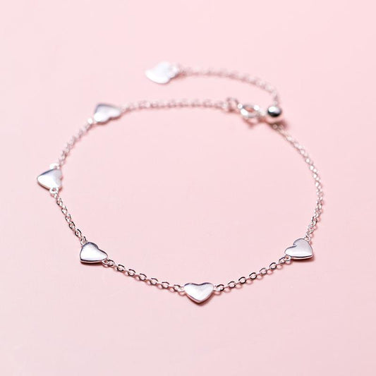 Dainty Heart Strands Bracelet