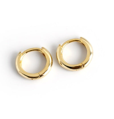 Classic Gold Hoops Earring