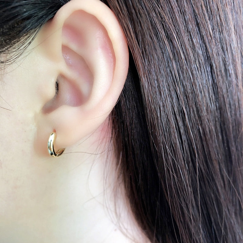 Classic Gold Hoops Earring