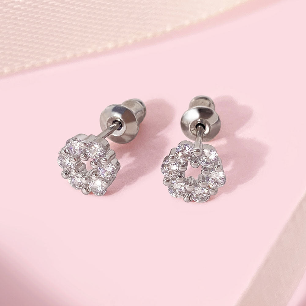 Sparkling Bloom Studs Earring