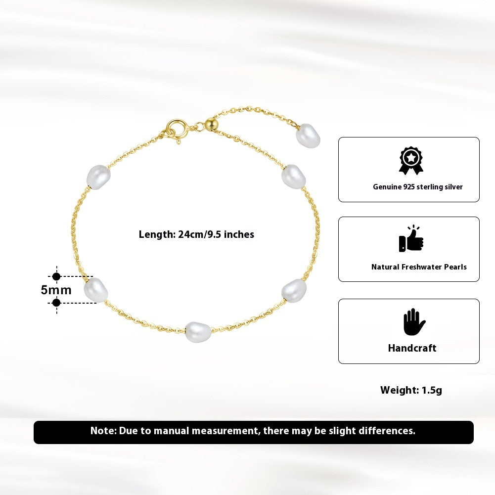 Golden Pearl Grace Bracelet