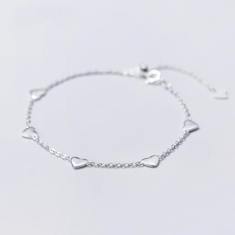 Dainty Heart Strands Bracelet