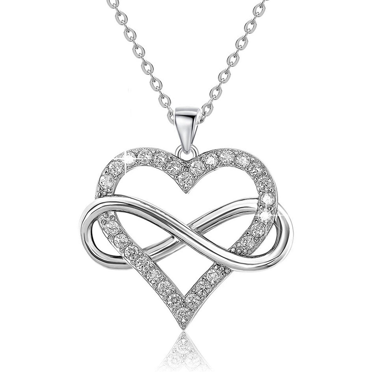 Infinity Love Charm Necklace