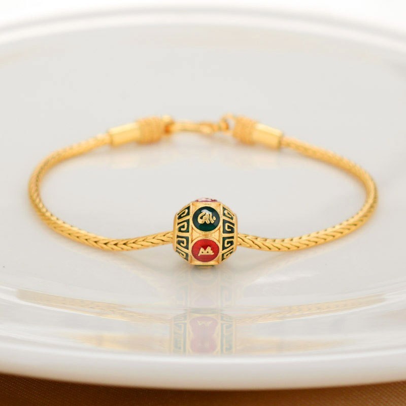 Chinese Knot Wish Gold Bracelet