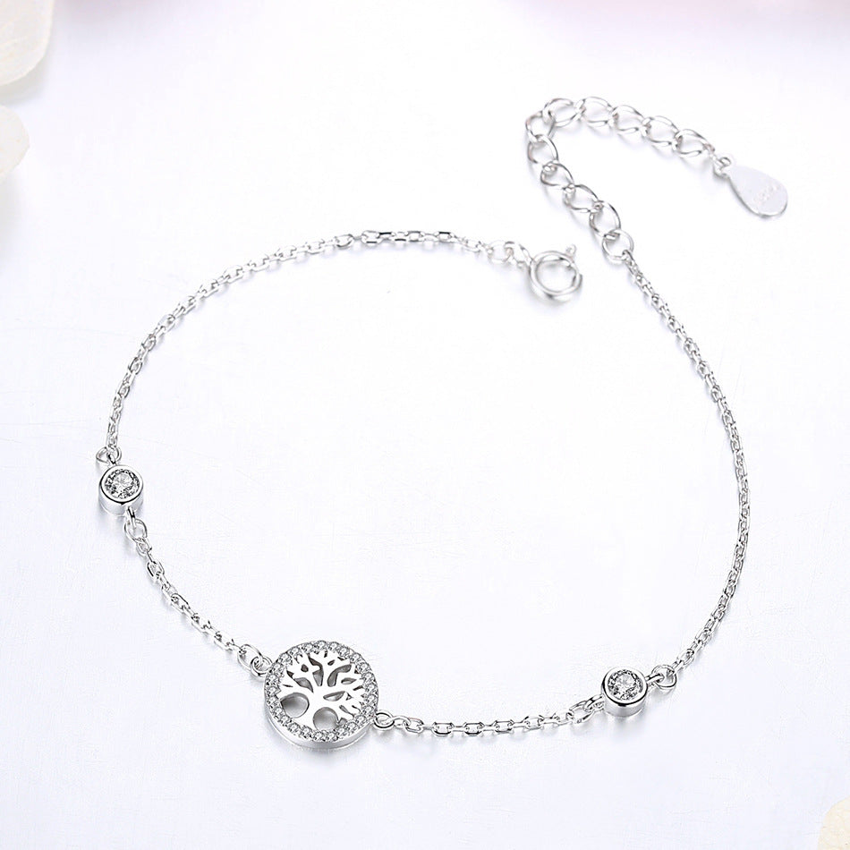 Silver Tree Of Life Bracelet