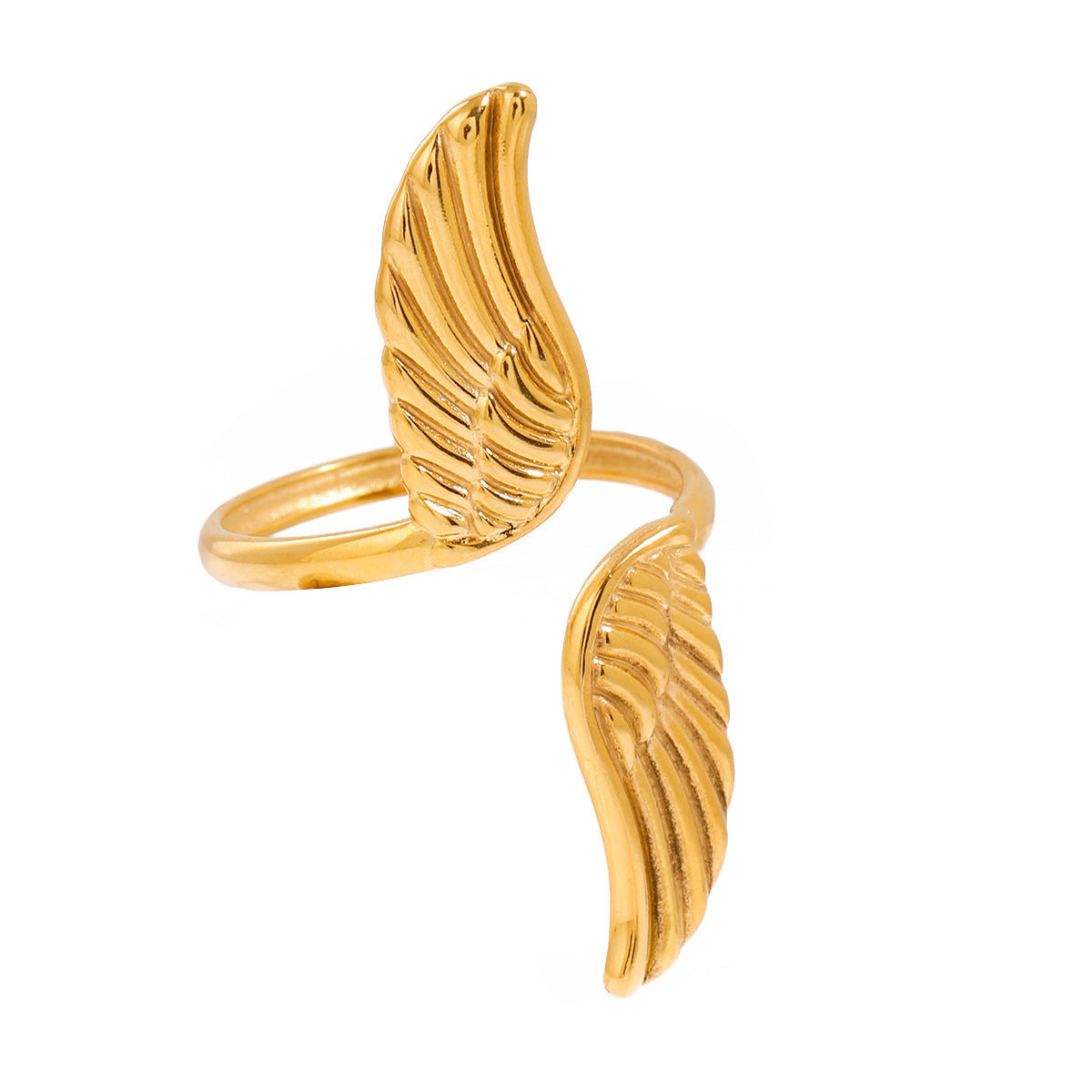 Dove Feather Wings Ring