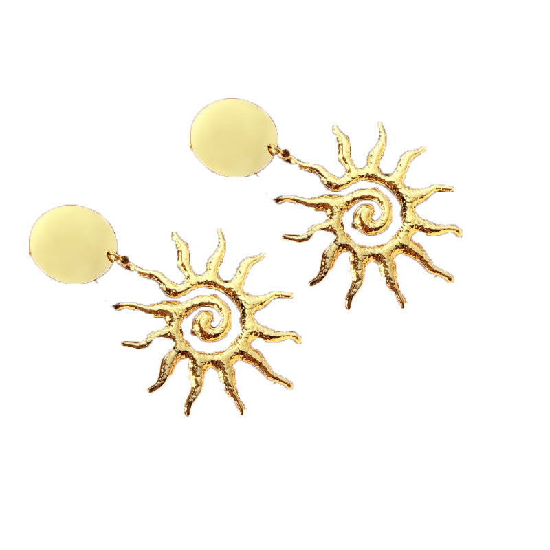 Radiant Sunflower Grace  Ring & Earrings Set