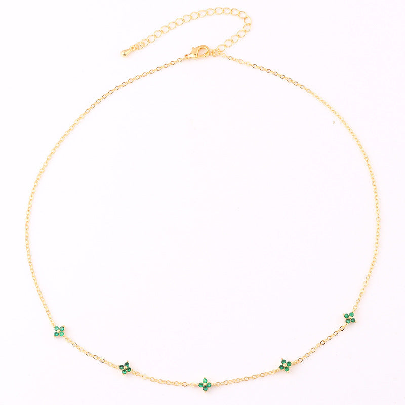 Dainty Radiant String Necklace