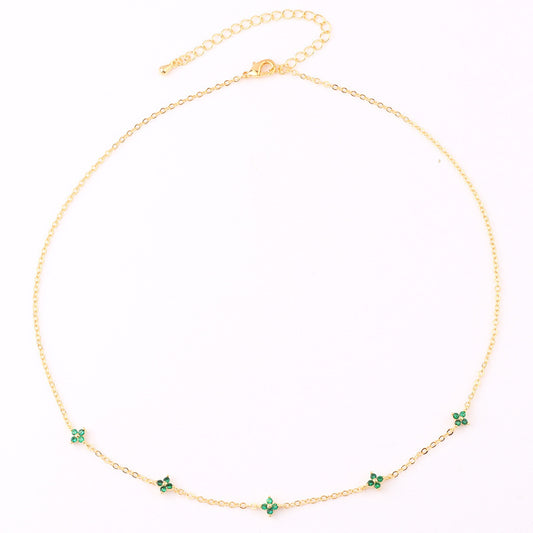 Dainty Radiant String Necklace